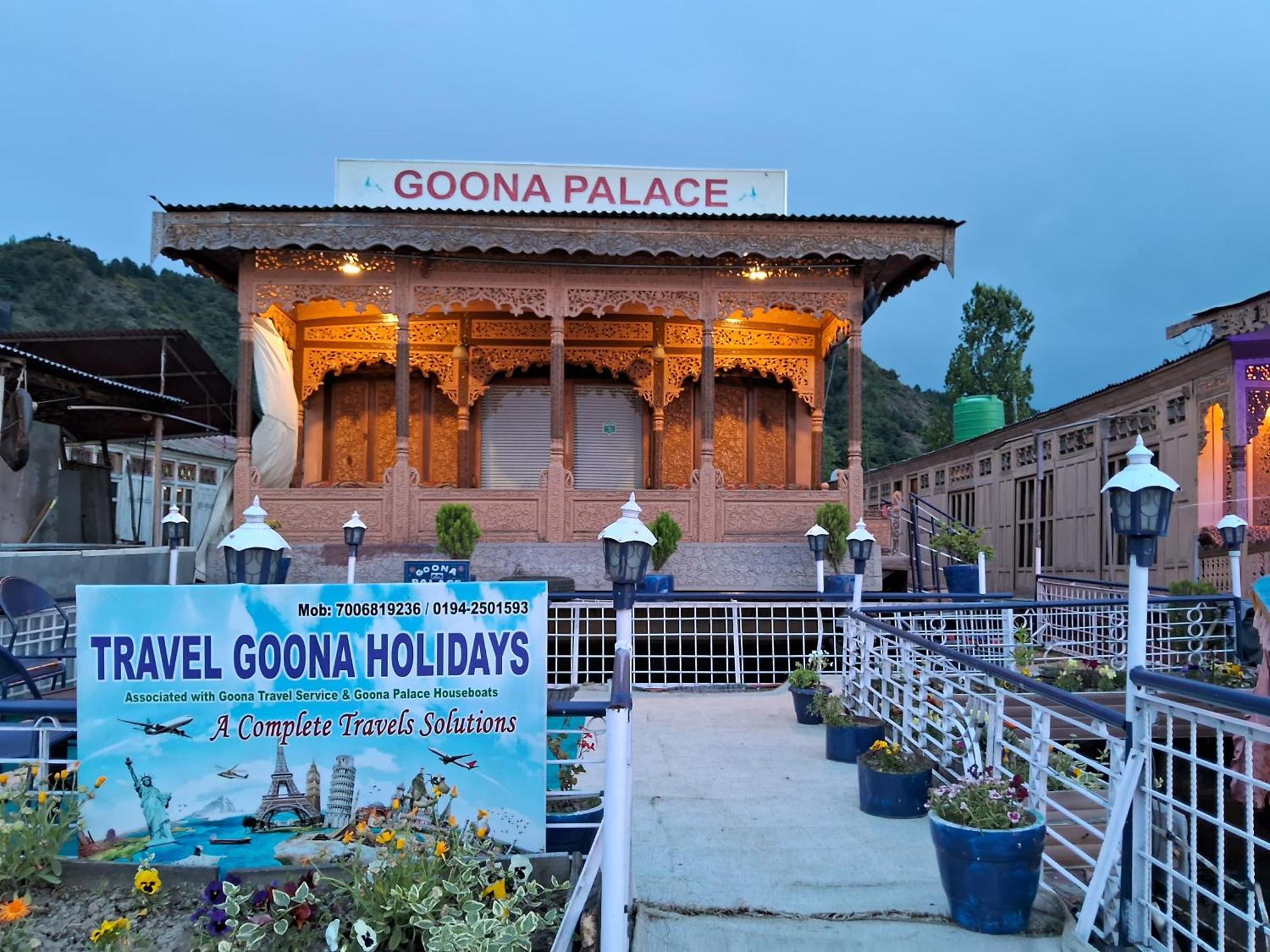 Goona Palace Houseboats Srīnagar Eksteriør bilde
